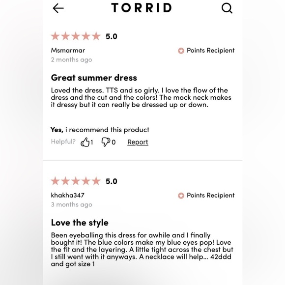 Torrid Mini Blue Floral Chiffon Smocked Neck Dress, NWT! - Picture 10 of 12